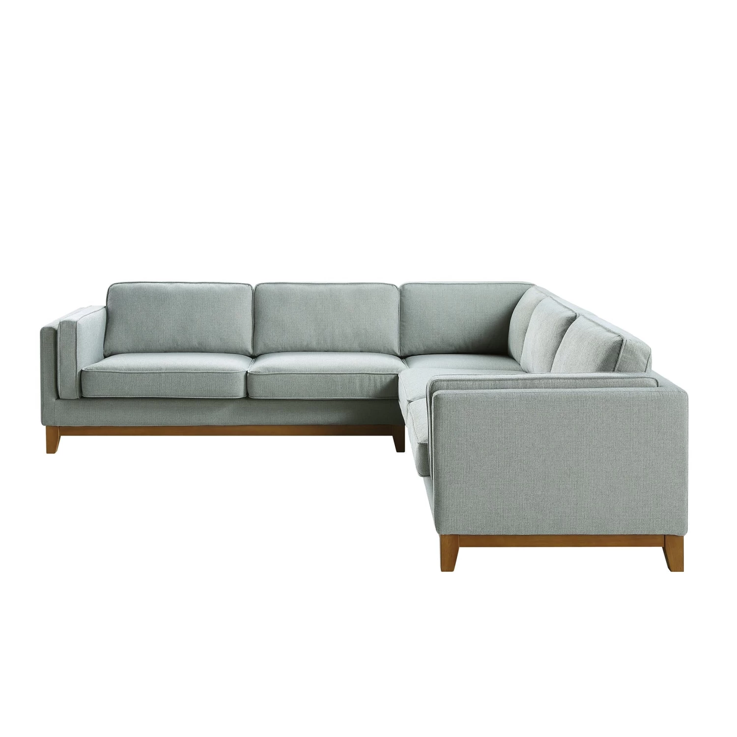 Dipley Sage Woven Fabric Grande Corner Sofa 11 Dipley Sage Woven Fabric Grande Corner Sofa - Image 9