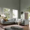 Dipley Sage Woven Fabric Grande Corner Sofa 1 Dipley Sage Woven Fabric Grande Corner Sofa -The Furniture Shop GCSF 2399 SAGE WOV LARGECORNER main
