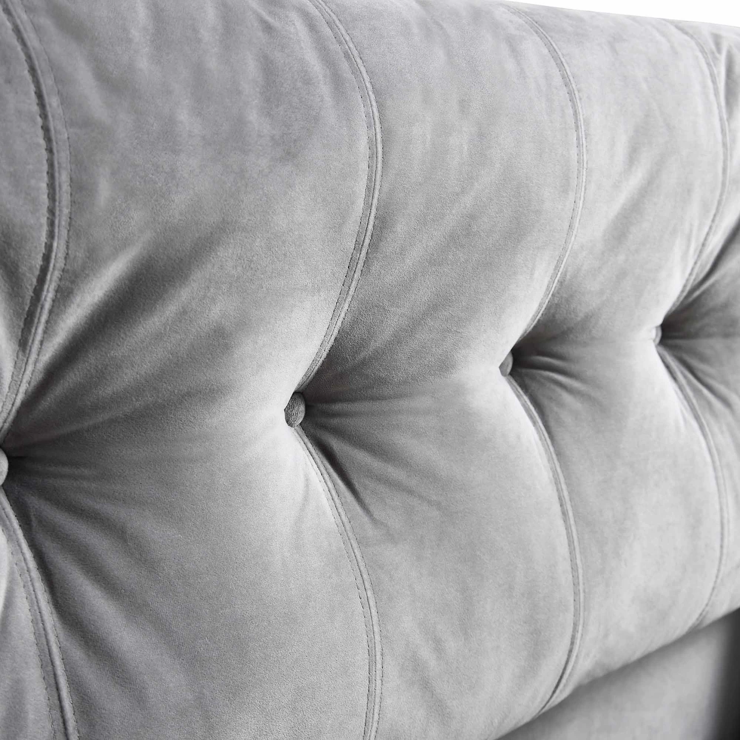 Hadley Grey Velvet Ottoman Storage Bed 11 Hadley Grey Velvet Ottoman Storage Bed - Image 9