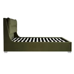 Hadley Moss Green Velvet Ottoman Storage Bed -The Furniture Shop JAH 010 MOSS VEL WB4