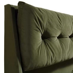 Hadley Moss Green Velvet Ottoman Storage Bed -The Furniture Shop JAH 010 MOSS VEL detail2