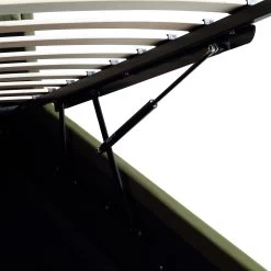 Hadley Moss Green Velvet Ottoman Storage Bed -The Furniture Shop JAH 010 MOSS VEL detail3