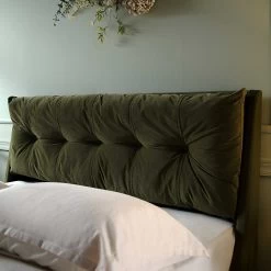 Hadley Moss Green Velvet Ottoman Storage Bed -The Furniture Shop JAH 010 MOSS VEL scene2