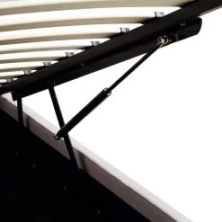 Hadley Stone Fabric Ottoman Storage Bed -The Furniture Shop JAH 010 SAND FAB detail3