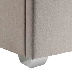 Hadley Stone Fabric Ottoman Storage Bed -The Furniture Shop JAH 010 SAND FAB detail4