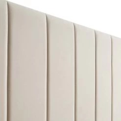 Sylvie Velvet Upholstered Bed Frame With Golden Chrome Legs, Champagne Velvet -The Furniture Shop JAH 06 CHAMPVEL detail2