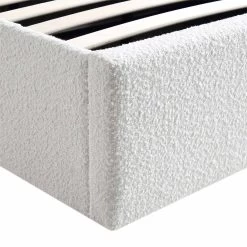 Archer White Boucle Ottoman Storage Bed 25 Archer White Boucle Ottoman Storage Bed -The Furniture Shop JAH 09 ECRUBOUCLE detail4