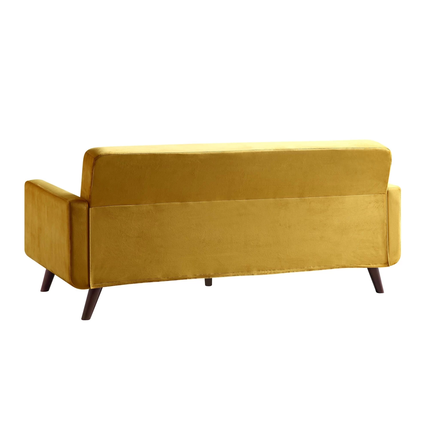 Clarence 3-Seater Sofa In Mustard Yellow Velvet 10 Clarence 3-Seater Sofa In Mustard Yellow Velvet - Image 8