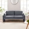 Clapham 2-Seater Grey Velvet Fabric Sofa -The Furniture Shop LVSF 89 GREYVEL 2ST main