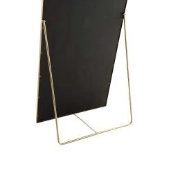 Dina Freestanding Arched Full Length Metal Frame Mirror 160 X 76 Cm, Gold Effect 21 Dina Freestanding Arched Full Length Metal Frame Mirror 160 X 76 Cm, Gold Effect -The Furniture Shop MIRR 049 GOLD detail4