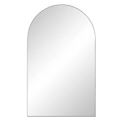 Eden Arched Full Length Metal Frame Mirror 180 X 110 Cm, Black 13 Eden Arched Full Length Metal Frame Mirror 180 X 110 Cm, Black -The Furniture Shop MIRR 138 BLACK WB1