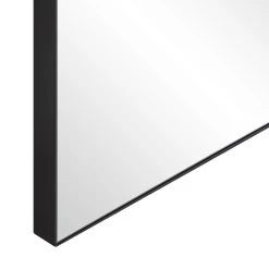 Eden Arched Full Length Metal Frame Mirror 180 X 110 Cm, Black 16 Eden Arched Full Length Metal Frame Mirror 180 X 110 Cm, Black -The Furniture Shop MIRR 138 BLACK detail2