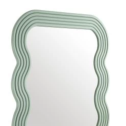 Venus Full Length Wave Mirror 180 X 100 Cm, Sage Green 16 Venus Full Length Wave Mirror 180 X 100 Cm, Sage Green -The Furniture Shop MIRR 162 SAGE detail1