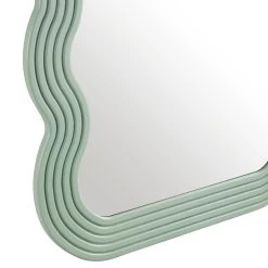 Venus Full Length Wave Mirror 180 X 100 Cm, Sage Green 17 Venus Full Length Wave Mirror 180 X 100 Cm, Sage Green -The Furniture Shop MIRR 162 SAGE detail2