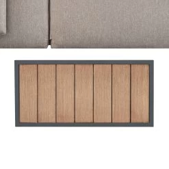 Jardin Aluminium Outdoor Side Table, Granite -The Furniture Shop OD ALU1 GRANITE STB WB2