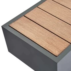 Jardin Aluminium Outdoor Side Table, Granite -The Furniture Shop OD ALU1 GRANITE STB detail1