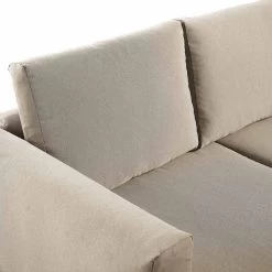 Calabasas Large Outdoor Fabric And Aluminium Corner Casual Dining Set With Rising Table, Taupe -The Furniture Shop OD DINE 1027 TAUPE detail4