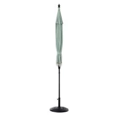 Hacienda 2.4M Sage Green Beaded Carousel Garden Parasol With Fringe Tassels And Aluminium Tilt -The Furniture Shop OD PRSL 16 SAGE WB3