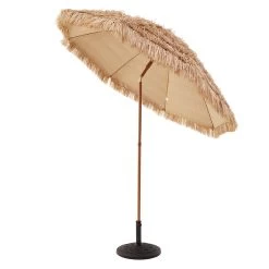 2.2M Thatch Patio Tiki Straw Parasol With Aluminium Tilt 18 2.2M Thatch Patio Tiki Straw Parasol With Aluminium Tilt -The Furniture Shop OD PRSL 30 2