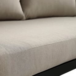 Albany Aluminium Corner Sofa Set With Reclining Back And Coffee Table, Taupe -The Furniture Shop OD SF 1023 TAUPE detail5