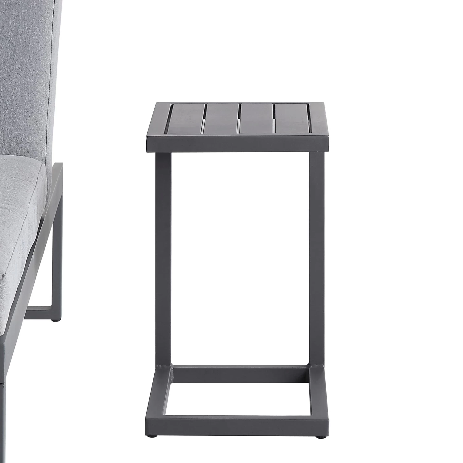 Albany Aluminium Side Table, Grey 3 Albany Aluminium Side Table, Grey