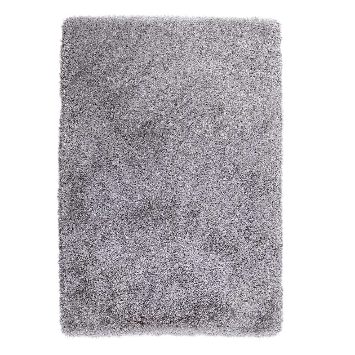 Silver Tufted Shaggy Rug 160 X 230 Cm 3 Silver Tufted Shaggy Rug 160 X 230 Cm - Image 2