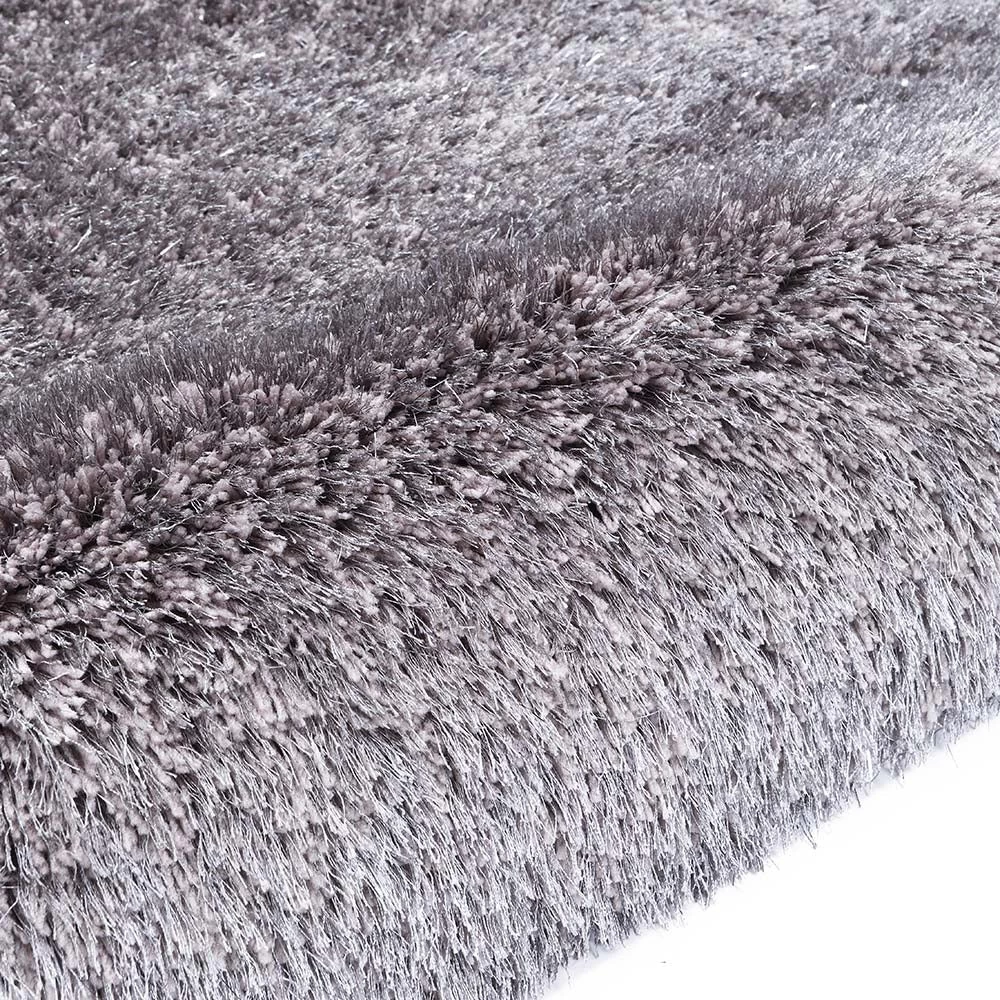 Silver Tufted Shaggy Rug 160 X 230 Cm 4 Silver Tufted Shaggy Rug 160 X 230 Cm - Image 3