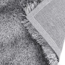 Silver Tufted Shaggy Rug 160 X 230 Cm 11 Silver Tufted Shaggy Rug 160 X 230 Cm -The Furniture Shop RG Y02 SILVER detail2 9d3ddaf6 dfc2 4bfc 8289 138dc493a6aa