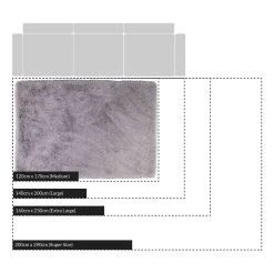 Silver Tufted Shaggy Rug 160 X 230 Cm 14 Silver Tufted Shaggy Rug 160 X 230 Cm -The Furniture Shop Silver Tufted a651e3e4 c2fc 46c6 9325 365ce198c4fb