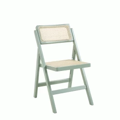 Frances Set Of 2 Folding Cane Rattan Chairs, Mint -The Furniture Shop XN 2054 SAGE GIF compressed