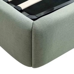 Constance Winged Headboard Ottoman Storage Bed, Olive Linen 31 Constance Winged Headboard Ottoman Storage Bed, Olive Linen -The Furniture Shop ZD 2182 OLIVE LIN detail3