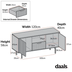 Richmond Ridged 120cm Wide TV Media Unit, Matte Taupe 18 Richmond Ridged 120cm Wide TV Media Unit, Matte Taupe -The Furniture Shop dimensional drawings NOV 2022 BSD 106 600x 97b2199a f97d 4019 9a0e 5e2a1fe20a67
